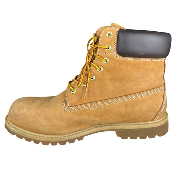 Timberland Men’s Premium 6” Wheat Nubuck Lace Up Boot Size US 12 - Picture 2 of 11